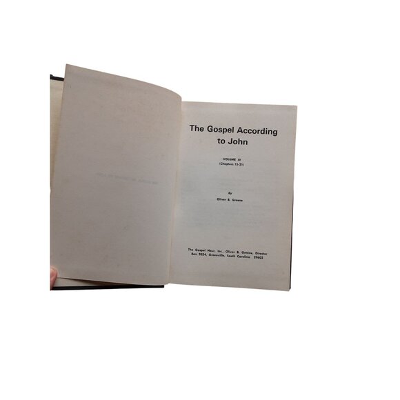 The Gospel According To John 3-Volume Set By Greene Commentaries Hardcover - Picture 12 of 13